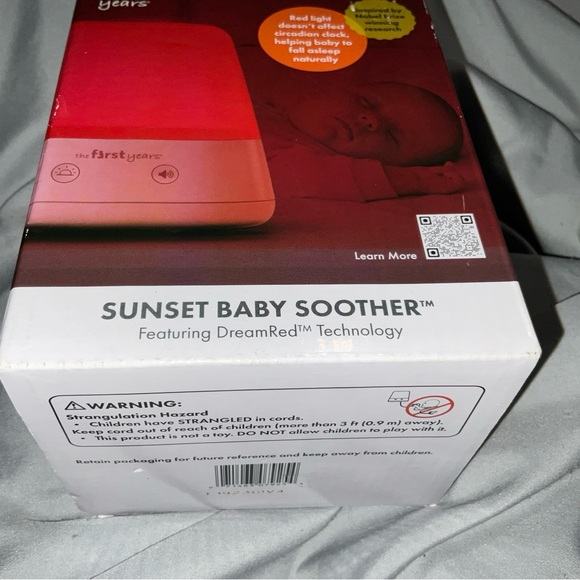 The 1st Years Baby Soother White Noise Red Technology Night Light New SEALED BOX - Picture 8 of 16